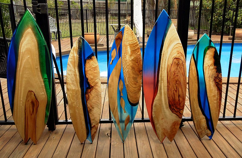 Surfboard art